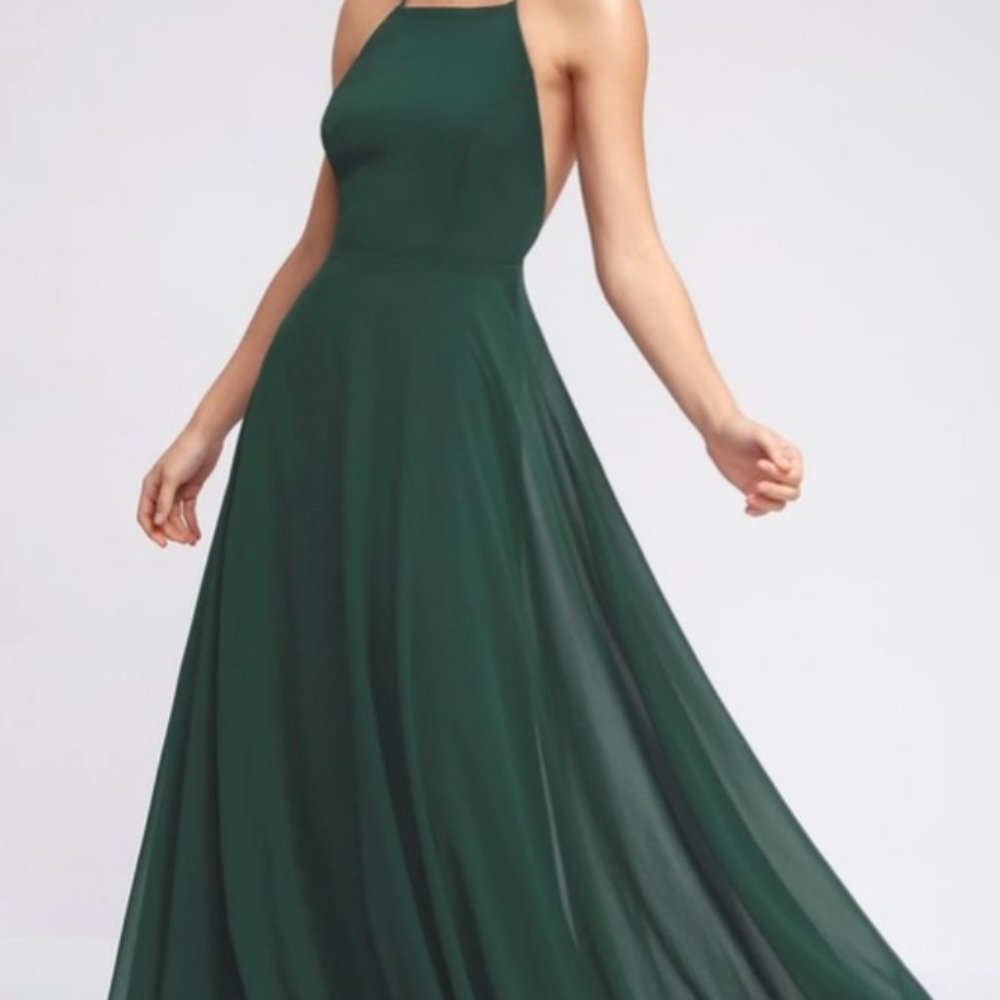 Lulu Emerald Green Dress